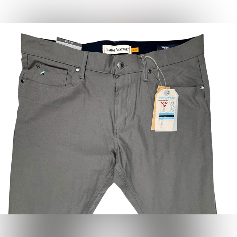 Tailor Vintage | Performance Tech Pant | Grey | 38x30‎ - Picture 2 of 7